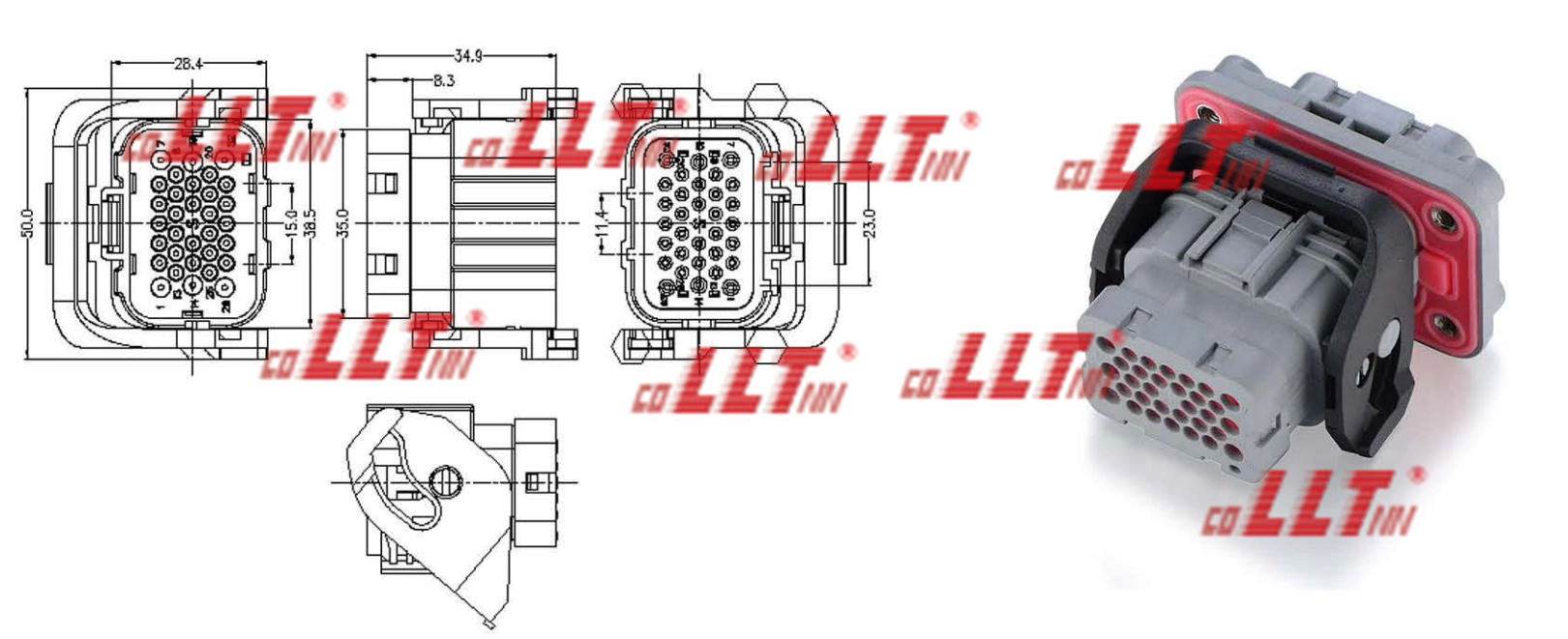 T-type Standard 2 High-Efficiency Photovoltaic Connector